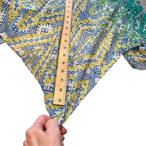 MSK Geometric patterned Handkerchief dress Size Medium- Ombré Effect - Picture 9 of 9